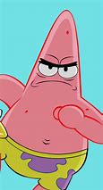 Image result for Patrick Star Angry with Pick Axe