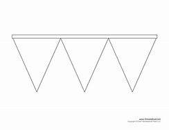 Image result for Free Printable Triangle Banner Templates