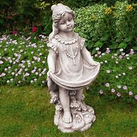 Image result for Outdoor Garden Statue Girl