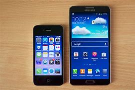 Image result for Samsung vs iPhone 4