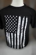 Image result for Black and Grey American Flag Shirt