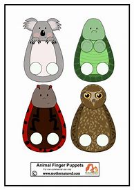 Image result for Free Printable Animal Finger Puppets