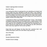 Image result for Apology Letter for Students