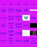 Image result for Meme Words. List