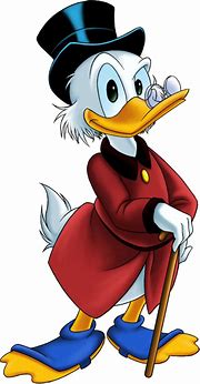 Image result for Scrooge McDuck with Walt Disney