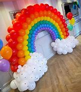 Image result for 8 Balloon Rainbow
