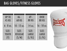 Image result for Boxing Gloves Sizes