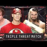 Image result for Dean Ambrose and Seth Rollins vs John Cena