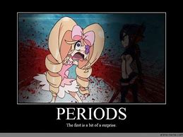 Image result for Period Memes Anime