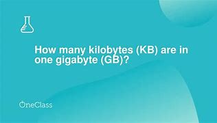 Image result for How Many Bytes in a Gigabyte