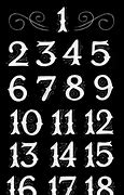 Image result for Easy Calligraphy Numbers