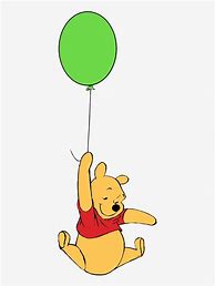 Image result for Pooh Bear Holding Balloon