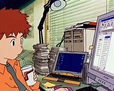 Image result for Anime Guy with Internet Explorer Haircut