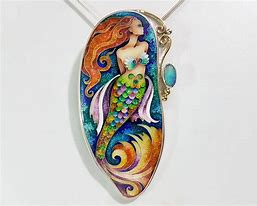 Image result for Mermaid Beaded Pendant