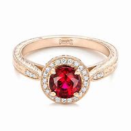 Image result for 14K Rose Gold Engagement Rings