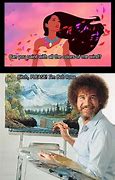 Image result for Funny Bob Ross Painting