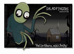 Image result for Salad Fingers Holding a Spoon