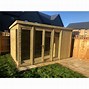 Image result for Summer House with Side Shed