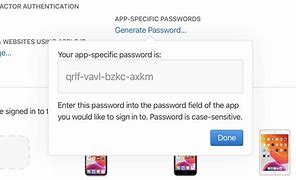 Image result for App-Specific Password Apple