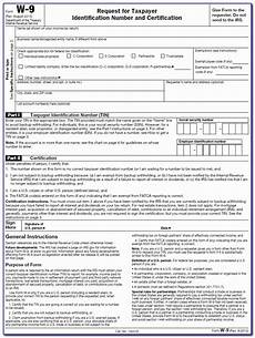 Filling Irs Form W 9 Editable Printable Blank Fill Out Or