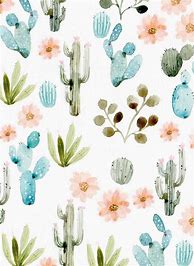 Image result for Pastel Cactus Wallpaper