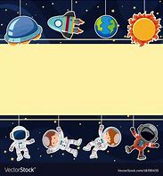 Image result for Space Theme Frame Template