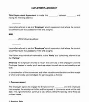 Image result for Valid Employment Contract