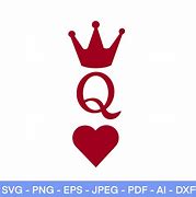 Image result for Queen Crown Heart Vector