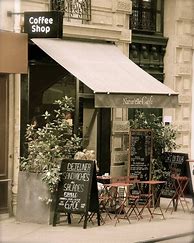 Image result for French Coffee Shop Sign