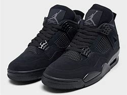 Image result for Jordan Retro 4 Black Cat Finish Line