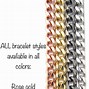 Image result for Paper Clip Bracelet Rose Gold