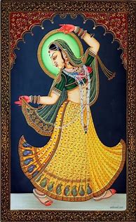 Image result for Rajasthani Women Paintings
