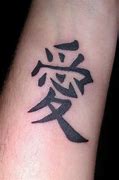 Image result for Japanese Letters Tattoo