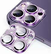 Image result for Gold Lens Protectors On Purple iPhone 14 Pro