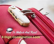 Image result for How to Unlock a Dial Lock