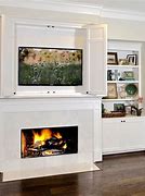 Image result for Flat Screen TV Over Fireplace