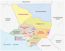 Image result for Los Angeles County Map