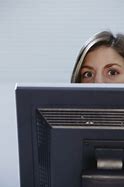 Image result for Peering Over Computer Screen