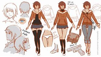 Image result for Anime Jacket Drawing Reference
