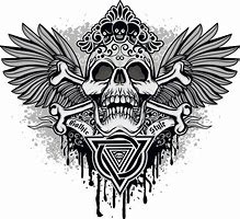 Image result for Gothic Skull Clip Art