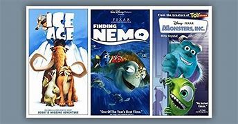 Image result for Monsters Inc Finding Nemo VHS