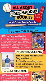 Image result for Greg Maddux Donruss Rookie Card
