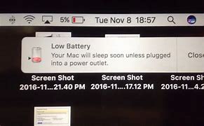 Image result for Mac Low Battery