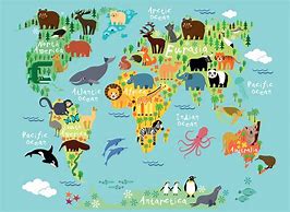 Image result for World Map Kids Wallpaper