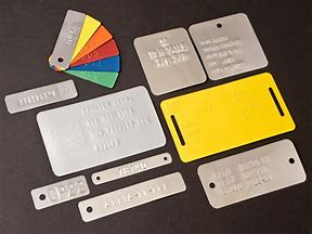 Image result for Embossed Stainless Steel Tags