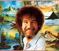 Image result for Late Bob Ross