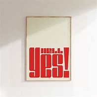 Image result for Yes Wall Art