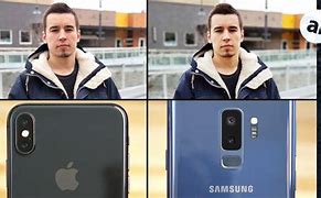 Image result for iPhone X vs Samsung 9 Camera