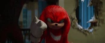 Image result for Sonic the Movie Knuckles GIF