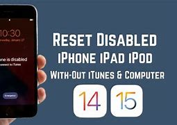 Image result for How to Reset Disabled iPhone without iTunes